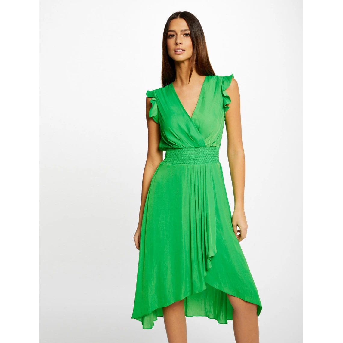 MORGAN Robe Manches 3/4 Boutonnée à L'avant | 3 SUISSES 3 MORGAN Robe Manches 3/4 Boutonnée à L'avant | 3 SUISSES