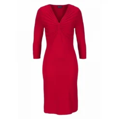Robe Maille Jersey Décolleté Rayures Relief Laura Scott - Rouge | 3 SUISSES 7 Robe Maille Jersey Décolleté Rayures Relief Laura Scott - Rouge | 3 SUISSES -Promos Robe Mirage Magasin 265308511 zoom prd 3s 1140x1140