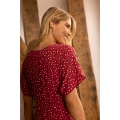 Robe Longue Boutonnée à Pois Lila Réédition | Robe Longue 3 SUISSES -Promos Robe Mirage Magasin 2n4a2169 3201160 10 1140x1140