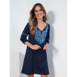 Robe à Encolure Caftan | 3 SUISSES -Promos Robe Mirage Magasin 3494048 6910040 40 1140x1140