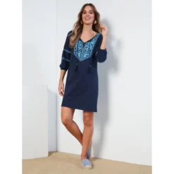 Robe à Encolure Caftan | 3 SUISSES -Promos Robe Mirage Magasin 3494048 6910044 44 1140x1140