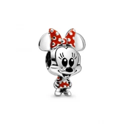 Charm Minnie Robe & Nœud à Pois Disney X Pandora - Argent | 3 SUISSES