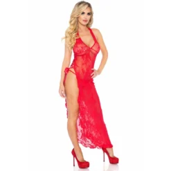 Ensemble 2 Pièces Robe Longue Et String Leg Avenue Rouge | 3 SUISSES -Promos Robe Mirage Magasin ensemble 2 pieces robe longue et string rouge 3353444 3 1140x1140
