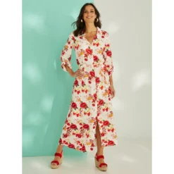 Robe Chemise Avec Ceinture à Nouer | 3 SUISSES -Promos Robe Mirage Magasin robe 3493996 6909834 34 1140x1140