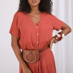 Robe à Volants Boutonnée Devant Keila | Robe Courte 3 SUISSES -Promos Robe Mirage Magasin robe a volants boutonnee devant keila 1178295 2 1140x1140