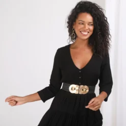 Robe à Volants Détail Dentelle Dali | Robe Courte 3 SUISSES -Promos Robe Mirage Magasin robe a volants detail dentelle dali 1179159 1 1140x1140