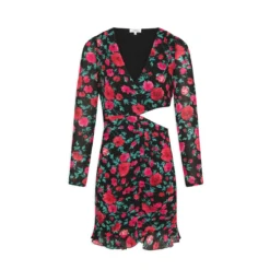 MORGAN Robe Ajustée à Ouverture Imprimé Floral MULTICO | 3 SUISSES -Promos Robe Mirage Magasin robe ajustee a ouverture imprime floral multico 3437410 6674452 52 1140x1140