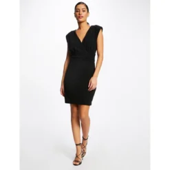 MORGAN Robe Ajustée Avec épaulettes NOIR | 3 SUISSES -Promos Robe Mirage Magasin robe ajustee avec epaulettes noir 3433562 6615696 96 1140x1140