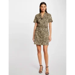 MORGAN Robe Ajustée Ceinturée Imprimé Léopard | 3 SUISSES 9 MORGAN Robe Ajustée Ceinturée Imprimé Léopard | 3 SUISSES -Promos Robe Mirage Magasin robe ajustee ceinturee imprime leopard multico 3517742 7024472 72 1140x1140