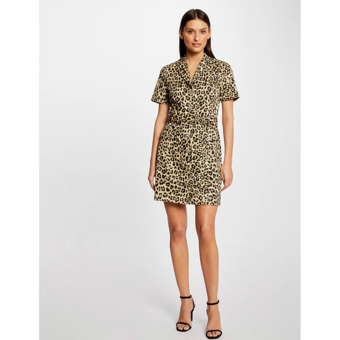 MORGAN Robe Ajustée Ceinturée Imprimé Léopard | 3 SUISSES 4 MORGAN Robe Ajustée Ceinturée Imprimé Léopard | 3 SUISSES – Image 2