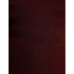 MORGAN Robe Ajustée Col Roulé Maille Fine | 3 SUISSES -Promos Robe Mirage Magasin robe ajustee col roule maille fine violet fonce 3245415 4 1140x1140