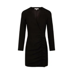 MORGAN Robe Ajustée Drapée à Volants | 3 SUISSES -Promos Robe Mirage Magasin robe ajustee drapee a volants noir 3517762 7024610 10 1140x1140