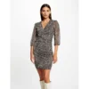 MORGAN Robe Ajustée Drapée Imprimé à Pois | 3 SUISSES 1 MORGAN Robe Ajustée Drapée Imprimé à Pois | 3 SUISSES -Promos Robe Mirage Magasin robe ajustee drapee imprime a pois noir 3527356 7113046 46 1140x1140