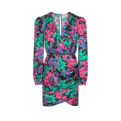 MORGAN Robe Ajustée Drapée Imprimé Floral MULTICO | 3 SUISSES -Promos Robe Mirage Magasin robe ajustee drapee imprime floral multico 3431486 6602860 60 1140x1140