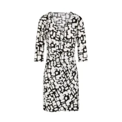 MORGAN Robe Ajustée Drapée Imprimée | 3 SUISSES 10 MORGAN Robe Ajustée Drapée Imprimée | 3 SUISSES -Promos Robe Mirage Magasin robe ajustee drapee imprimee ecru 3506902 6978998 98 1140x1140