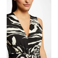 MORGAN Robe Ajustée Froncée Imprimé Abstrait | 3 SUISSES 10 MORGAN Robe Ajustée Froncée Imprimé Abstrait | 3 SUISSES -Promos Robe Mirage Magasin robe ajustee froncee imprime abstrait noir 3507678 6982452 52 1140x1140