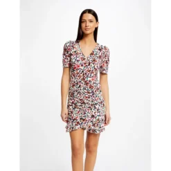 MORGAN Robe Ajustée Froncée Imprimé Floral | 3 SUISSES
