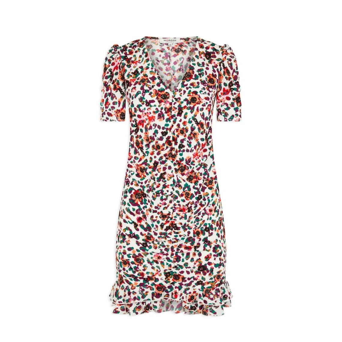 MORGAN Robe Ajustée Froncée Imprimé Floral | 3 SUISSES 5 MORGAN Robe Ajustée Froncée Imprimé Floral | 3 SUISSES – Image 3