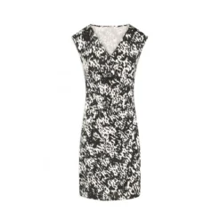 MORGAN Robe Ajustée Imprimé Abstrait | 3 SUISSES -Promos Robe Mirage Magasin robe ajustee imprime abstrait noir 3392126 6372464 64 1140x1140