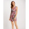 MORGAN Robe Ajustée Imprimé Végétal | 3 SUISSES 2 MORGAN Robe Ajustée Imprimé Végétal | 3 SUISSES -Promos Robe Mirage Magasin robe ajustee imprime vegetal fuchsia 3256149 5786181 81 1140x1140