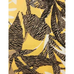 MORGAN Robe Ajustée Imprimé Végétal | 3 SUISSES -Promos Robe Mirage Magasin robe ajustee imprime vegetal jaune 3251337 5786229 29 1140x1140