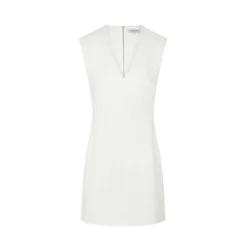 MORGAN Robe Ajustée Sans Manches Col En V | 3 SUISSES -Promos Robe Mirage Magasin robe ajustee sans manches col en v ecru 3507800 6983056 56 1140x1140