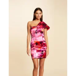 MORGAN Robe Ajustée Satinée Imprimé Floral MULTICO | 3 SUISSES