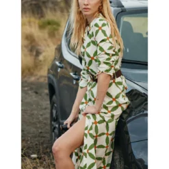 LA PETITE ETOILE Robe ANADELINE - Kaki/Caramel | 3 SUISSES -Promos Robe Mirage Magasin robe anadeline kakicaramel 3461280 2 1140x1140