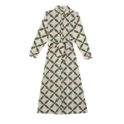 LA PETITE ETOILE Robe ANADELINE - Kaki/Caramel | 3 SUISSES -Promos Robe Mirage Magasin robe anadeline kakicaramel 3461280 3 1140x1140