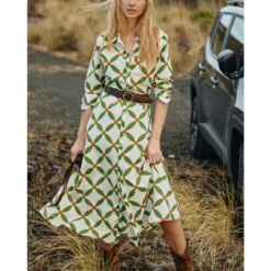 LA PETITE ETOILE Robe ANADELINE - Kaki/Caramel | 3 SUISSES