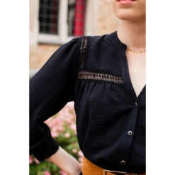 LA PETITE ETOILE Robe Courte Noire BENJA | 3 SUISSES -Promos Robe Mirage Magasin robe benja 3404768 3 1140x1140