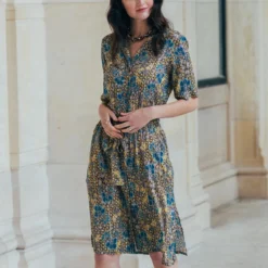 Robe Boutonnée Imprimée Ada | 3 SUISSES