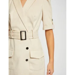 MORGAN Robe Cache-coeur Ceinturée | 3 SUISSES -Promos Robe Mirage Magasin robe cache coeur ceinturee beige 3507798 6983050 50 1140x1140