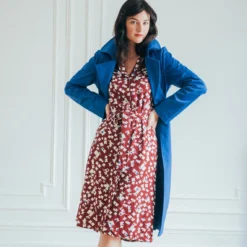 Robe Ceinturée Col Tailleur Jade Réédition | Robe Longue 3 SUISSES -Promos Robe Mirage Magasin robe ceinturee col tailleur jade reedition 1236831 3 1140x1140