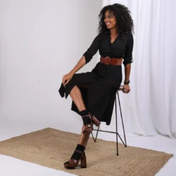 Robe Chemise Ceinturée Dandy | Robe Longue 3 SUISSES