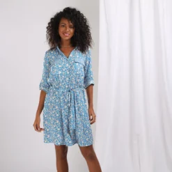 Robe Chemise Ceinturée Imprimée | Robe Courte 3 SUISSES