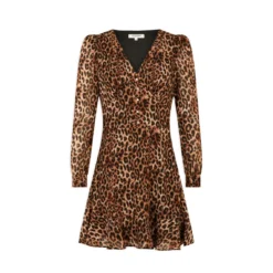 MORGAN Robe Cintrée Imprimé Léopard | 3 SUISSES 9 MORGAN Robe Cintrée Imprimé Léopard | 3 SUISSES -Promos Robe Mirage Magasin robe cintree imprime leopard multico 3508890 6987634 34 1140x1140