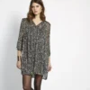 Robe Col V Imprimée Léopard Dora | Robe Courte 3 SUISSES -Promos Robe Mirage Magasin robe col v imprimee leopard dora 1181529 1140x1140