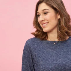 Robe Courte Cintrée Manches Longues Femme - Bleu | 3 SUISSES -Promos Robe Mirage Magasin robe courte cintree manches longues femme bleu878121 31140x1140 878121 5 1140x1140