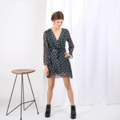 Robe Courte Croisée Imprimée Farah | Robe Courte 3 SUISSES 9 Robe Courte Croisée Imprimée Farah | Robe Courte 3 SUISSES -Promos Robe Mirage Magasin robe courte croisee imprimee farah 1183333 3 1200x1200