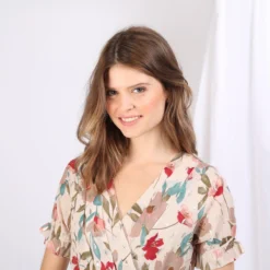 Robe Courte Fleurie Irma | Robe Courte 3 SUISSES -Promos Robe Mirage Magasin robe courte fleurie irma 1227033 3 1200x1200