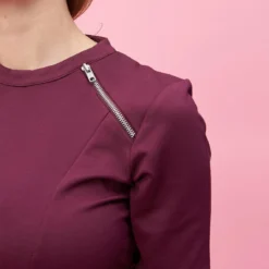 Robe Courte Manches 3/4 Zips | Robe Courte 3 SUISSES 9 Robe Courte Manches 3/4 Zips | Robe Courte 3 SUISSES -Promos Robe Mirage Magasin robe courte manches 34 zips dores femme rouge 877965 3 1140x1140