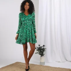 Robe Courte Manches Longues Jeanne | Robe Courte 3 SUISSES -Promos Robe Mirage Magasin robe courte manches longues 1207781 2 1140x1140