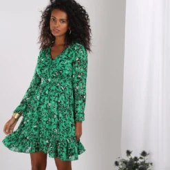 Robe Courte Manches Longues Jeanne | Robe Courte 3 SUISSES