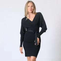 Robe Croisée En Maille | Nuisettes 3 SUISSES