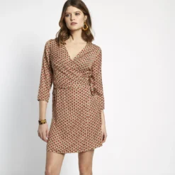 Robe Croisée Imprimée Chaine Harry | Robe Courte 3 SUISSES