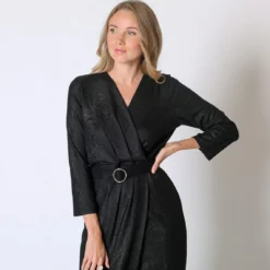 Robe Croisée Longue | Robe Habillée 3 SUISSES -Promos Robe Mirage Magasin robe croisee longue 1197061 3 1140x1140