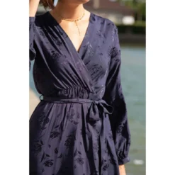 LA PETITE ETOILE Robe Mi-longue Bleue DANA | 3 SUISSES -Promos Robe Mirage Magasin robe dana 3404778 2 1140x1140
