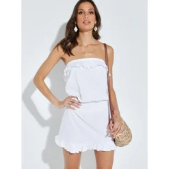 Robe De Plage, Décolleté Parole D'honneur | 3 SUISSES -Promos Robe Mirage Magasin robe de plage decollete parole dhonneur 3411666 6496420 20 1140x1140