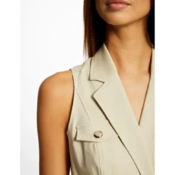 MORGAN Robe Droite Avec Ornement Métallique | 3 SUISSES -Promos Robe Mirage Magasin robe droite avec ornement metallique beige 3508382 6985592 92 1140x1140